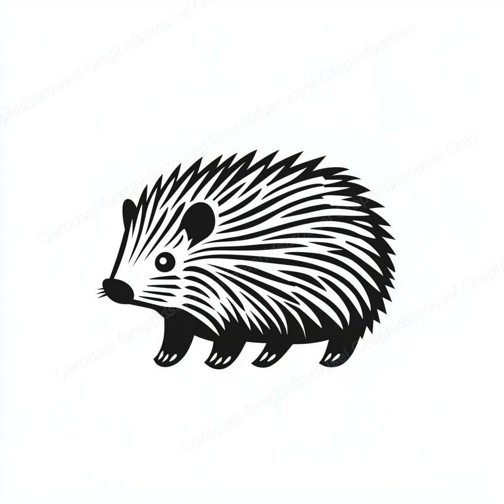 Porcupine Vector Graphic preview