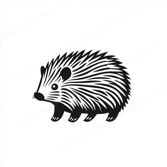 Porcupine Vector Graphic preview