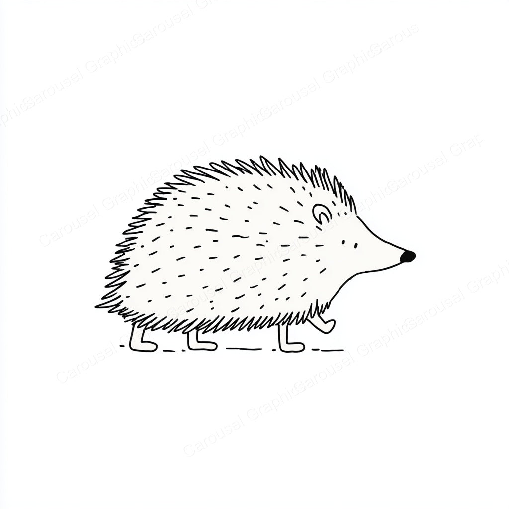 Porcupine Vector Graphic preview