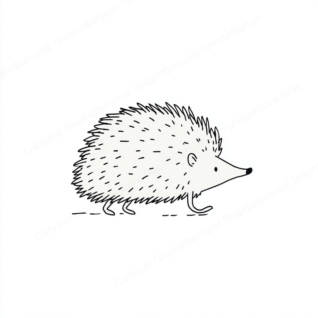 Porcupine Vector Graphic preview