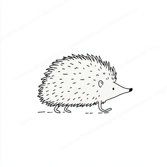 Porcupine Vector Graphic preview