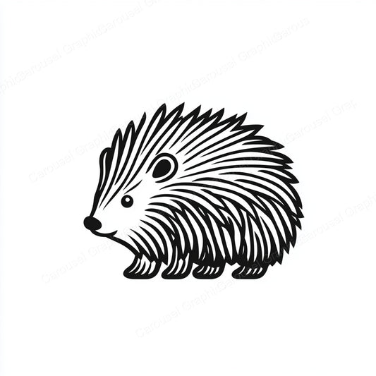 Porcupine Vector Graphic preview