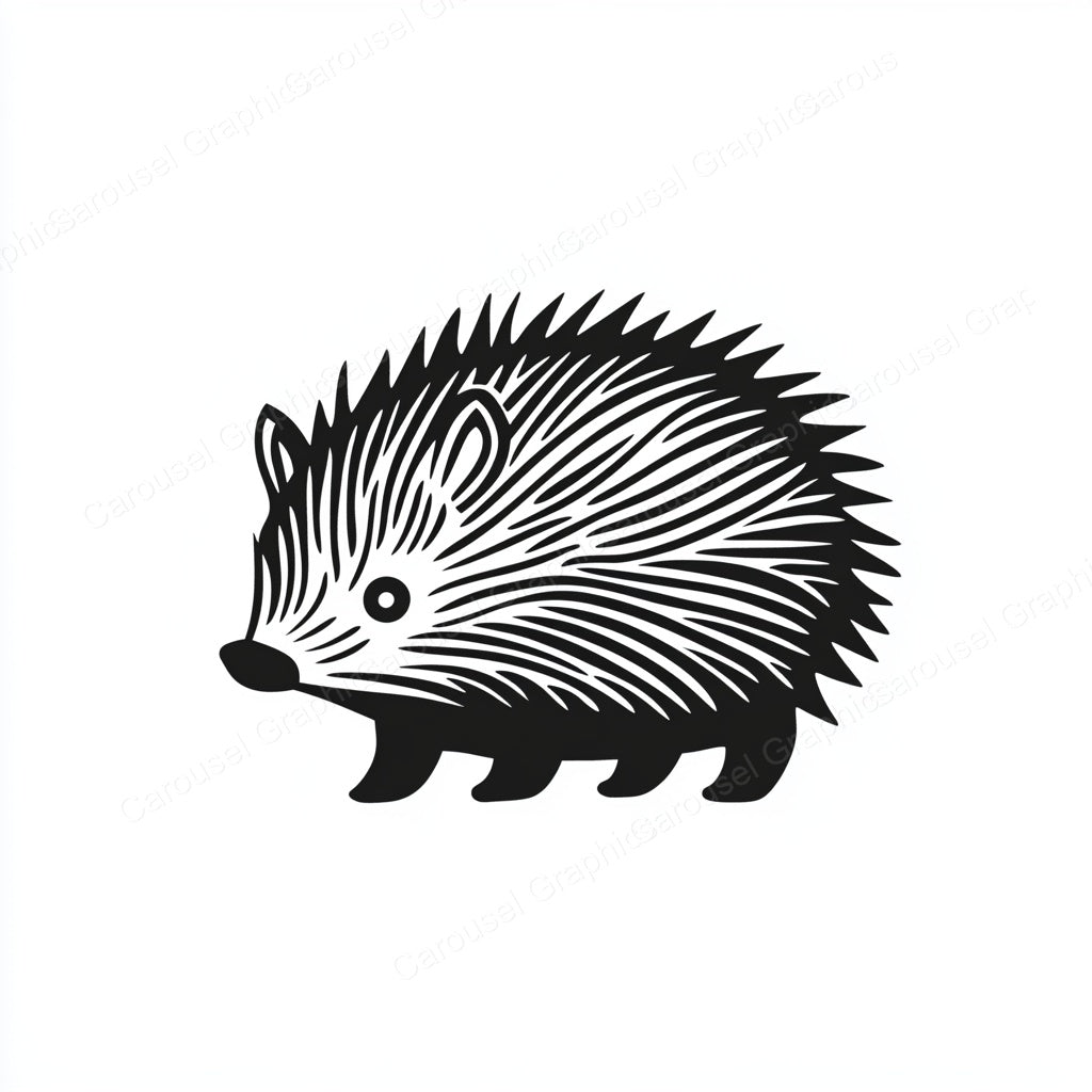 Porcupine Vector Graphic preview