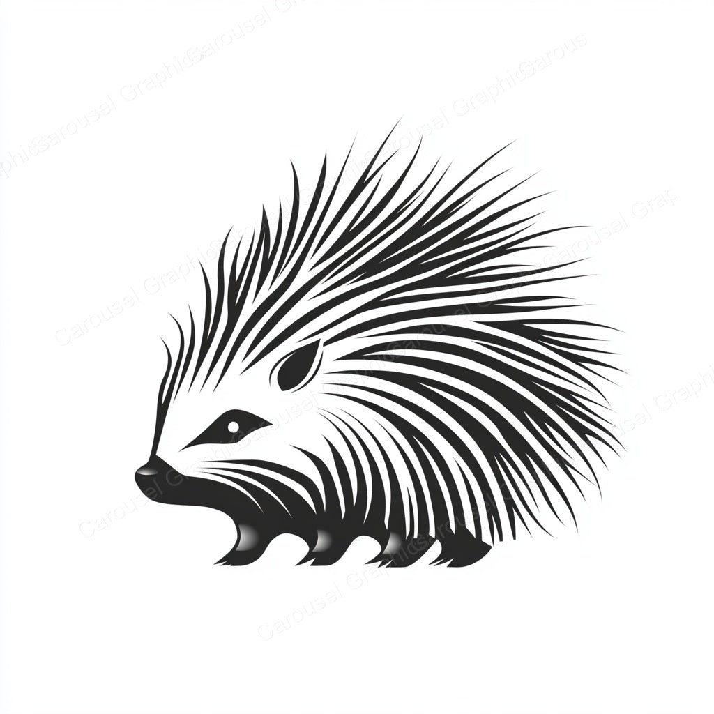 Porcupine Vector Graphic preview