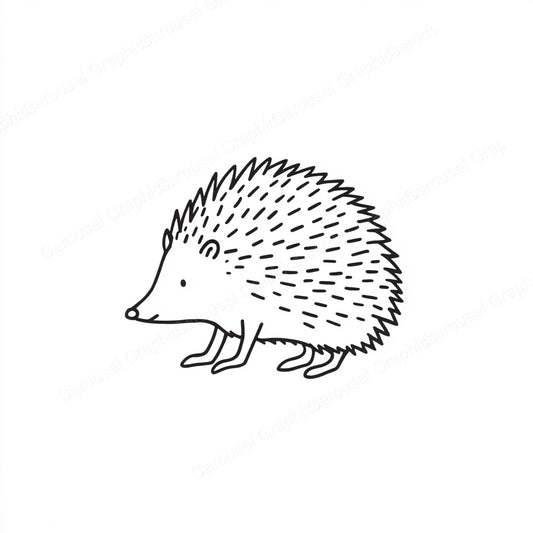 Porcupine Vector Graphic preview