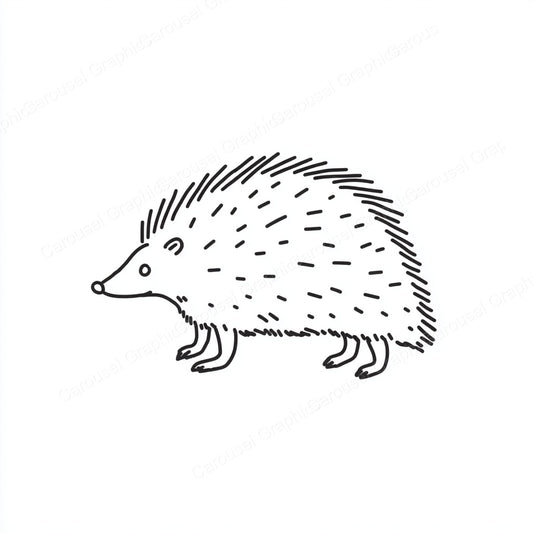 Porcupine Vector Graphic preview