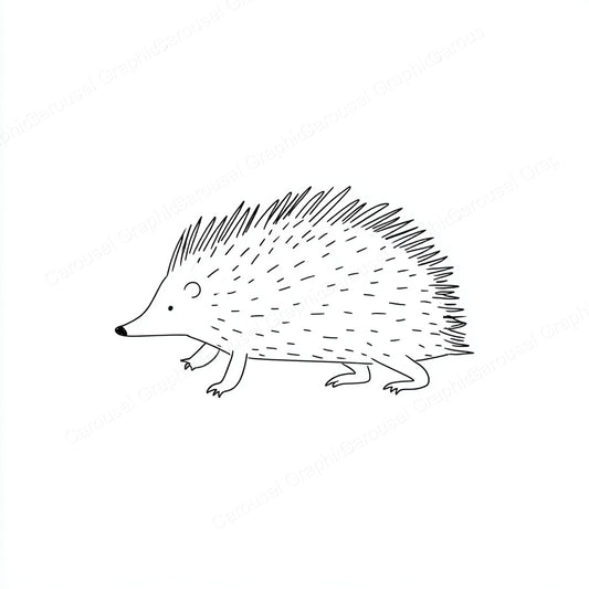 Porcupine Vector Graphic preview
