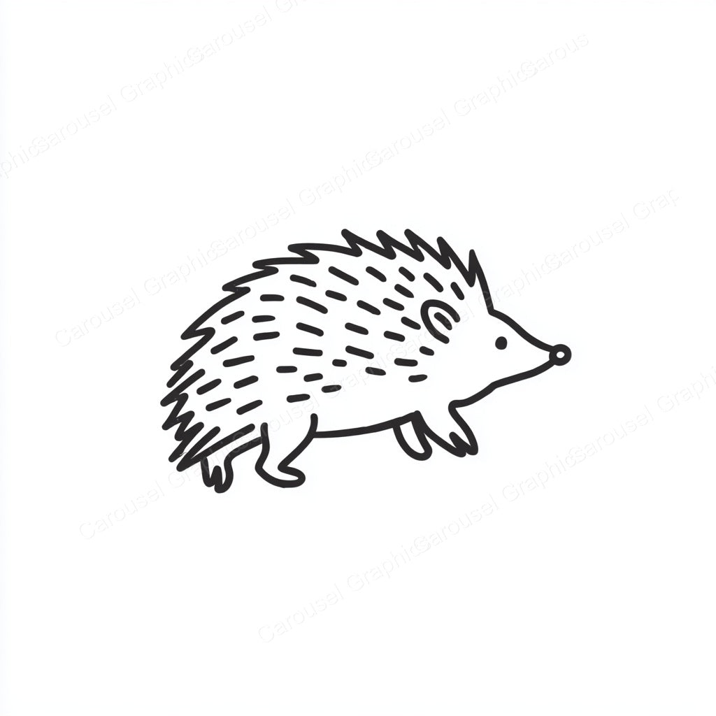 Porcupine Vector Graphic preview