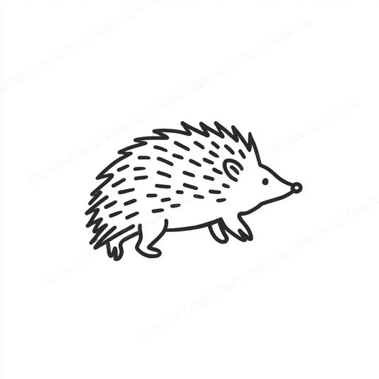 Porcupine Vector Graphic preview