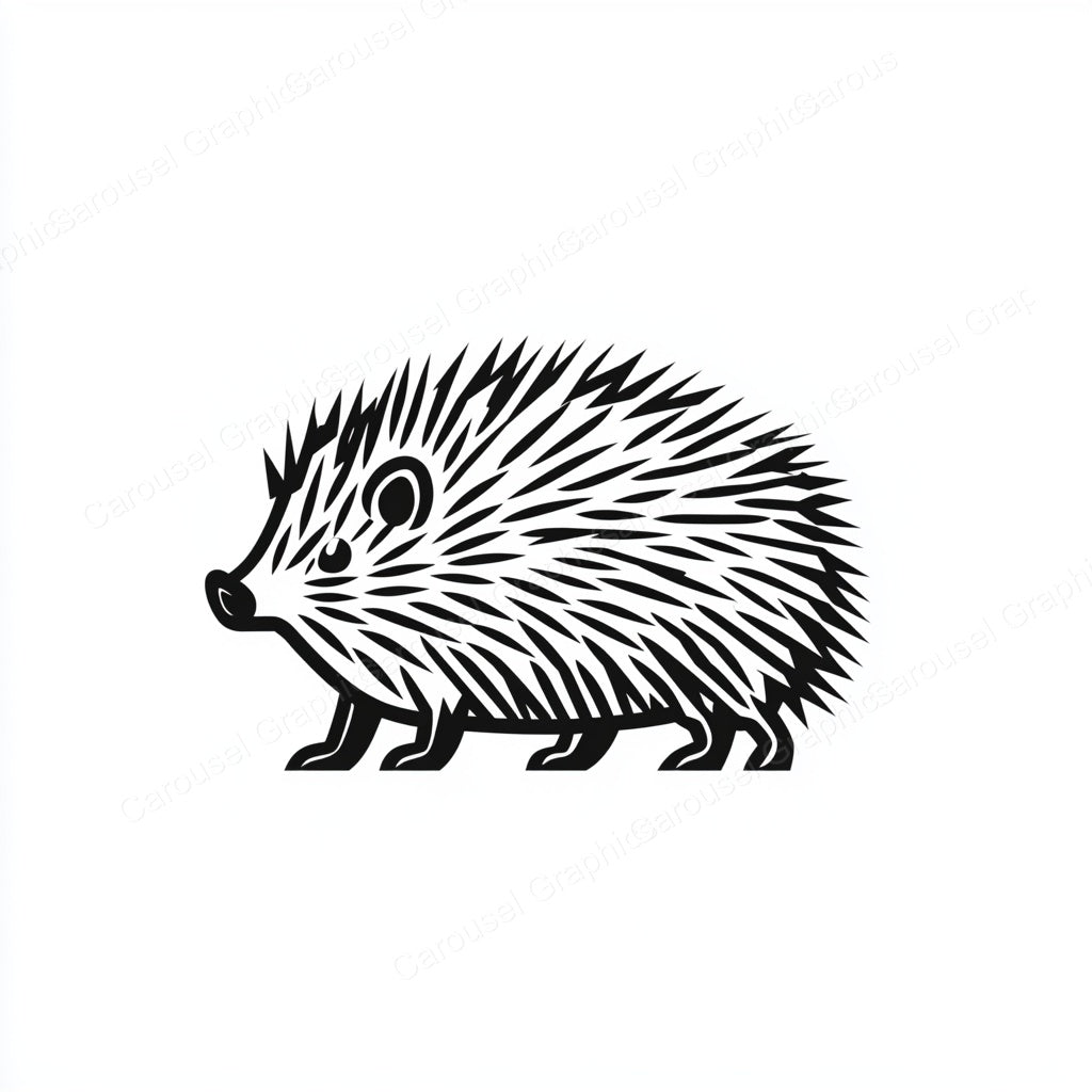 Porcupine Vector Graphic preview