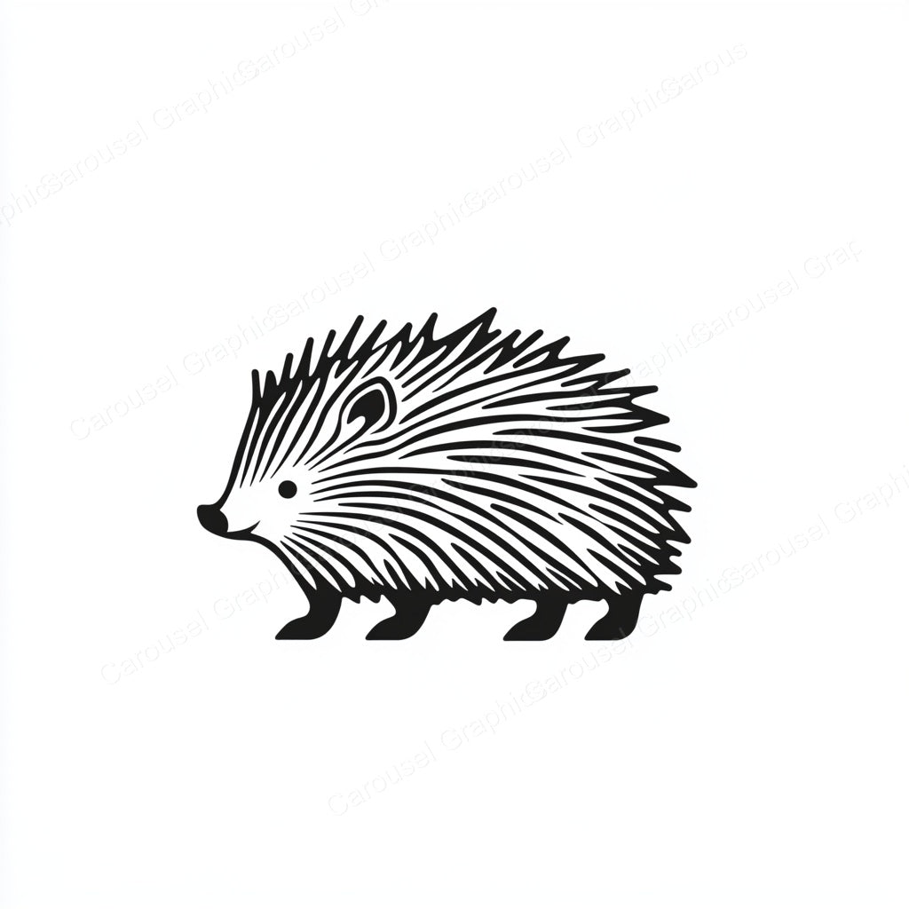 Porcupine Vector Graphic preview