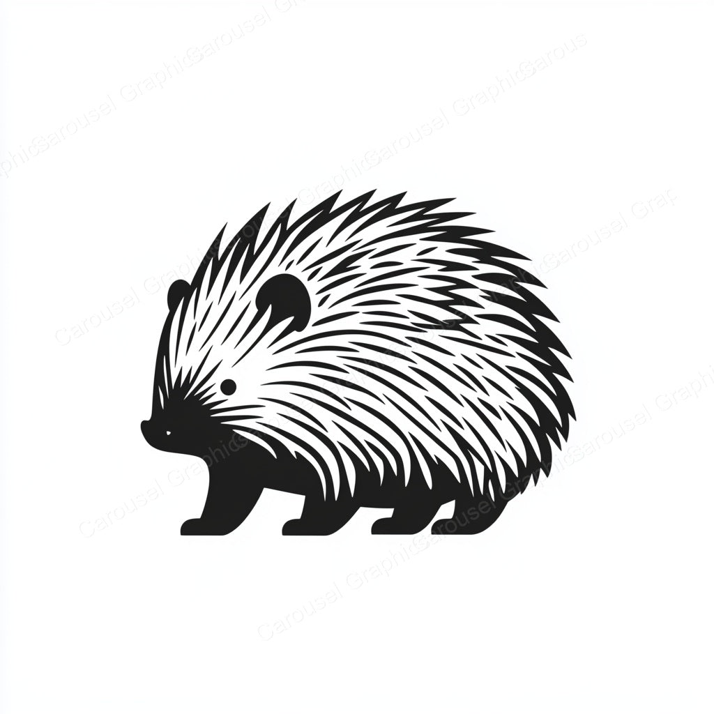 Porcupine Vector Graphic preview