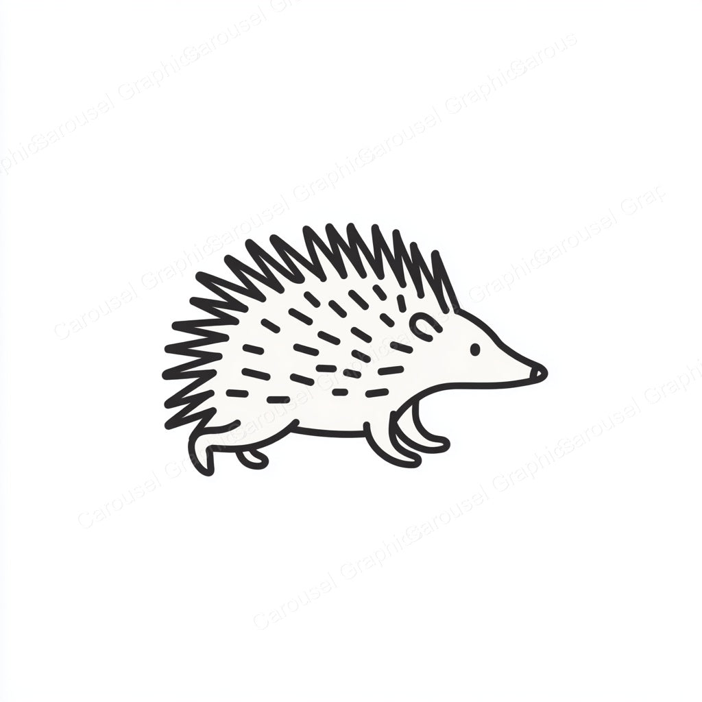 Porcupine Vector Graphic preview