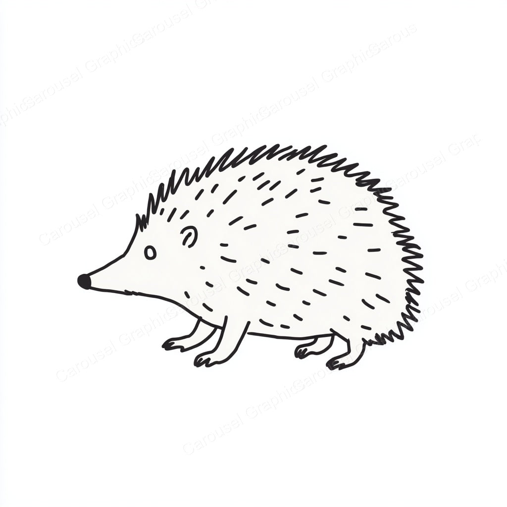 Porcupine Vector Graphic preview