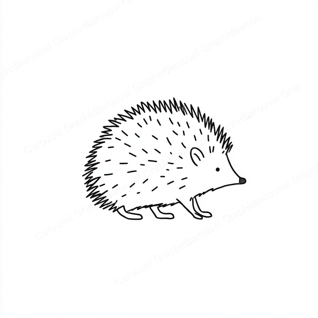 Porcupine Vector Graphic preview