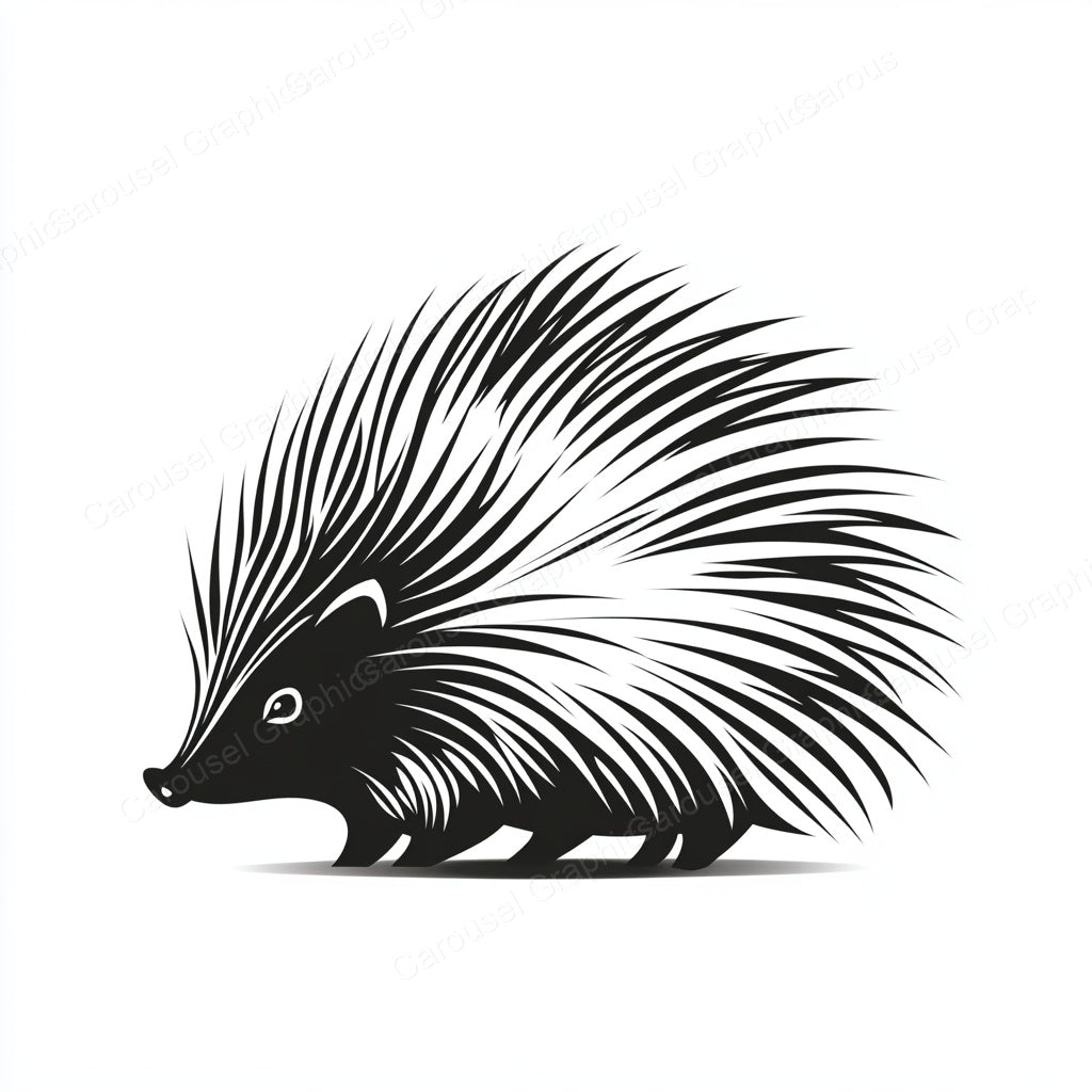 Porcupine Vector Graphic preview