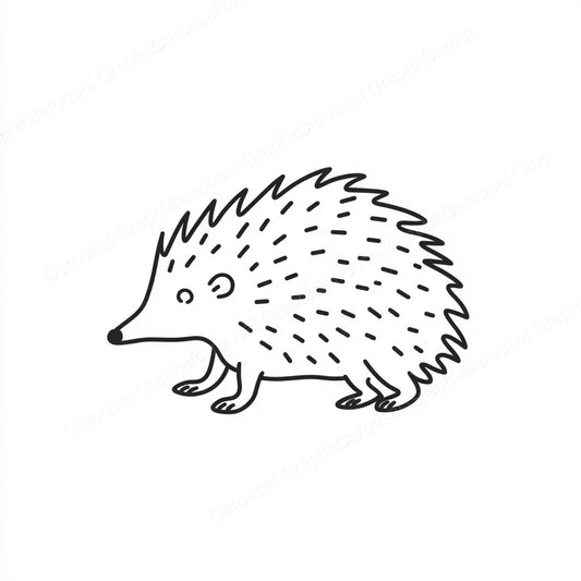 Porcupine Vector Graphic preview