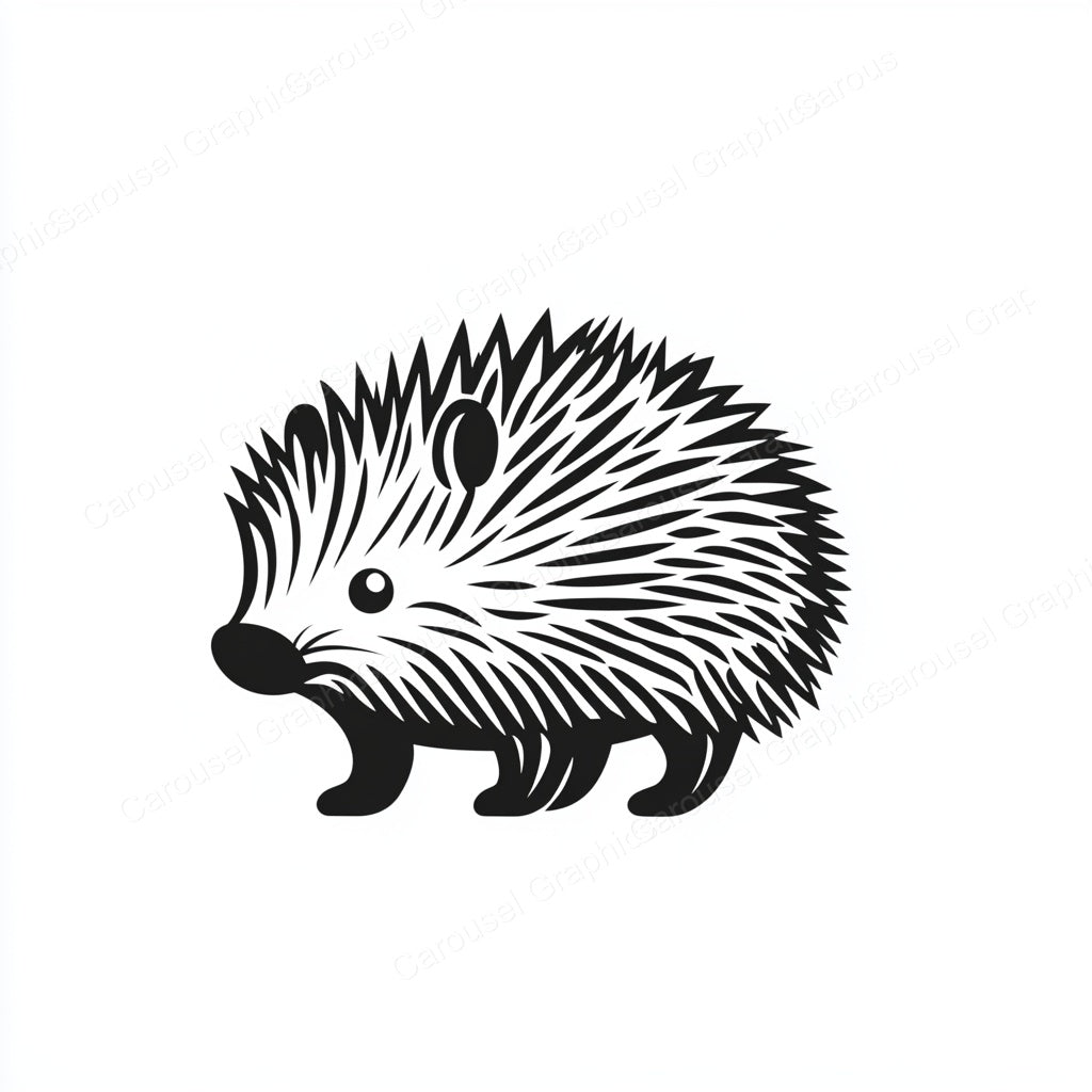 Porcupine Vector Graphic preview
