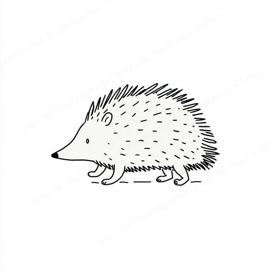 Porcupine Vector Graphic preview