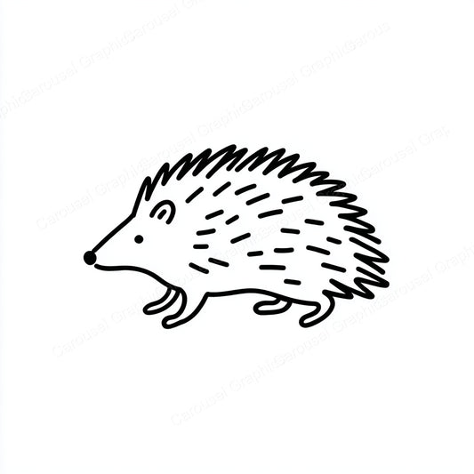 Porcupine Vector Graphic preview