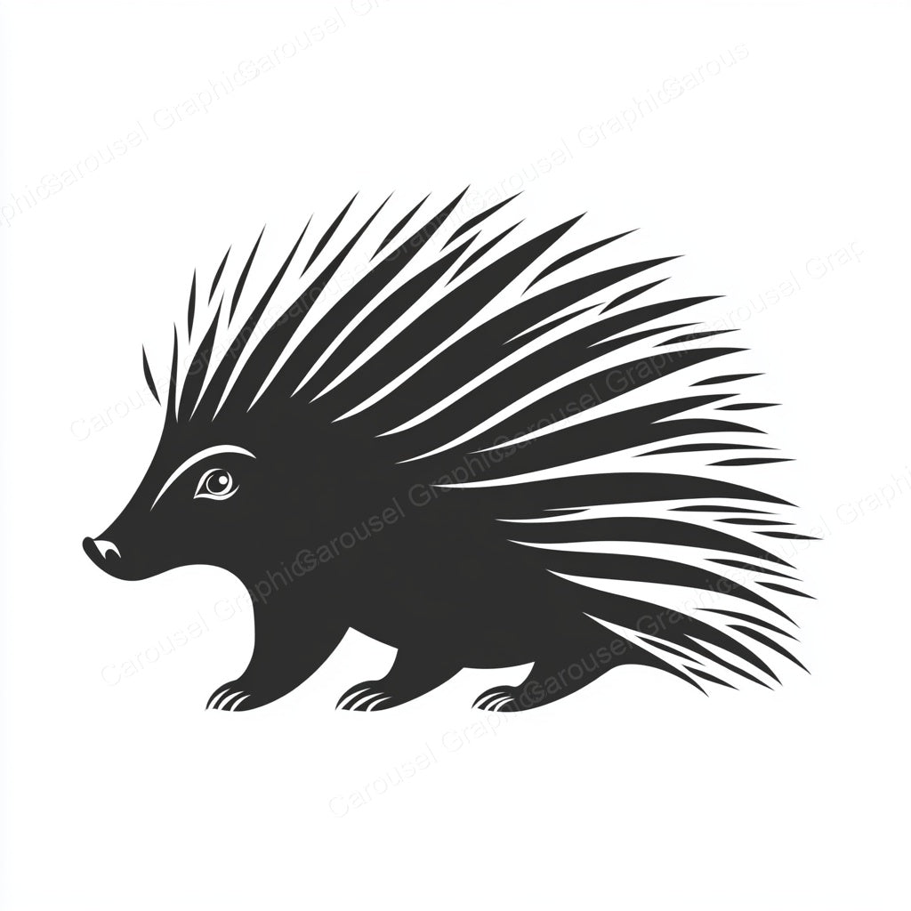Porcupine Vector Graphic preview
