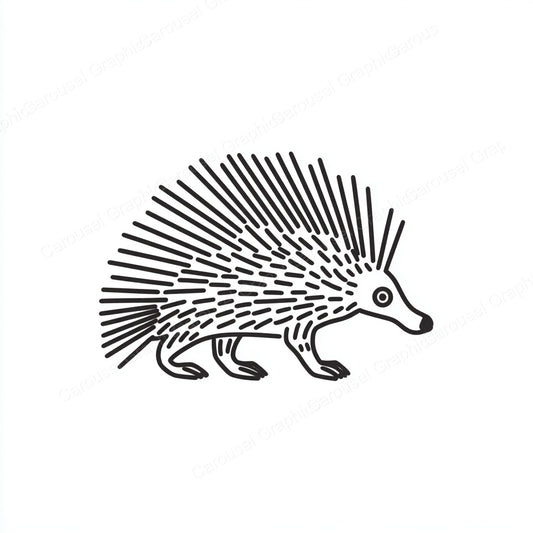 Porcupine Vector Graphic preview