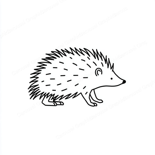Porcupine Vector Graphic preview