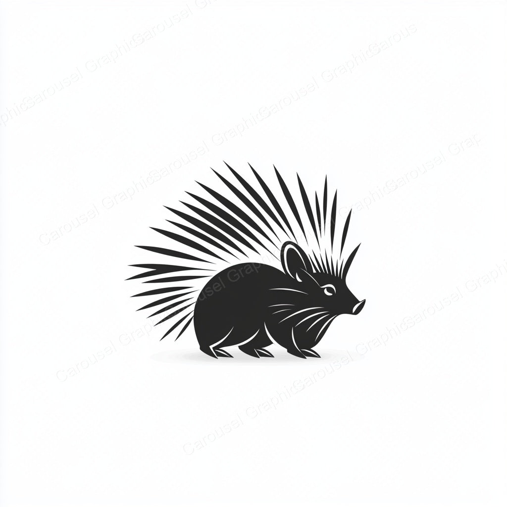 Porcupine Vector Graphic preview