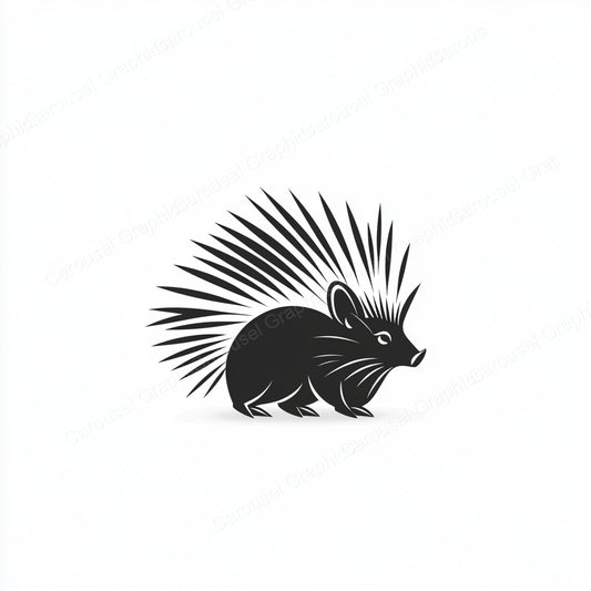 Porcupine Vector Graphic preview