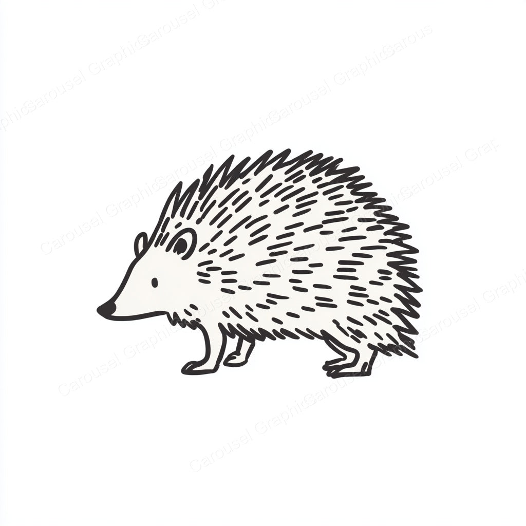 Porcupine Vector Graphic preview