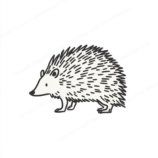 Porcupine Vector Graphic preview