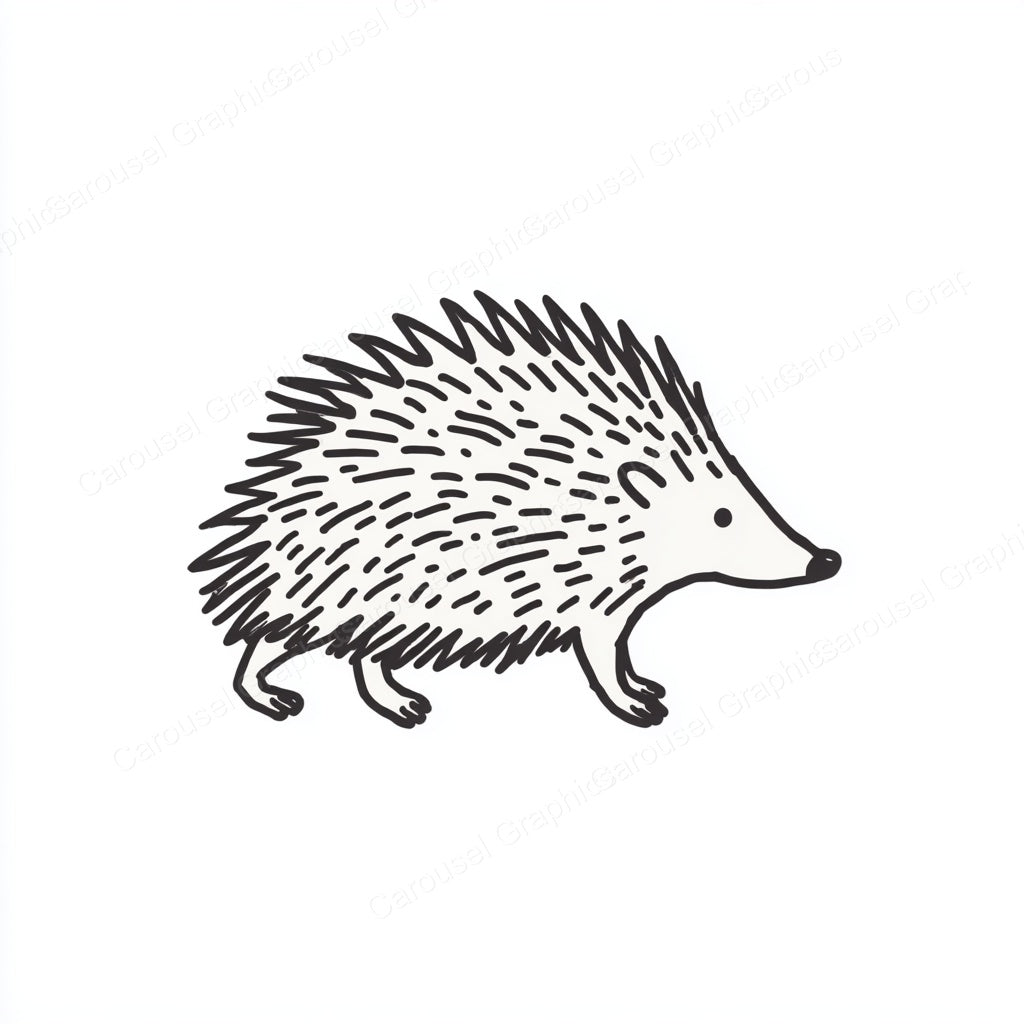 Porcupine Vector Graphic preview