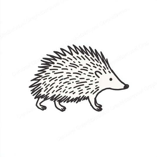 Porcupine Vector Graphic preview