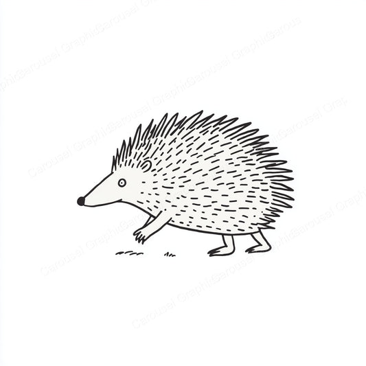 Porcupine Vector Graphic preview