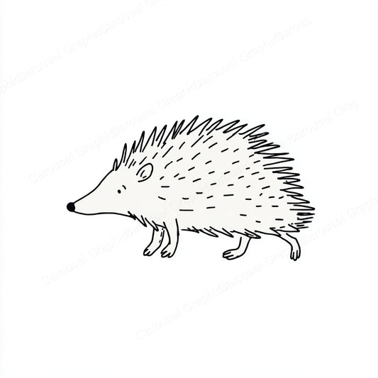 Porcupine Vector Graphic preview