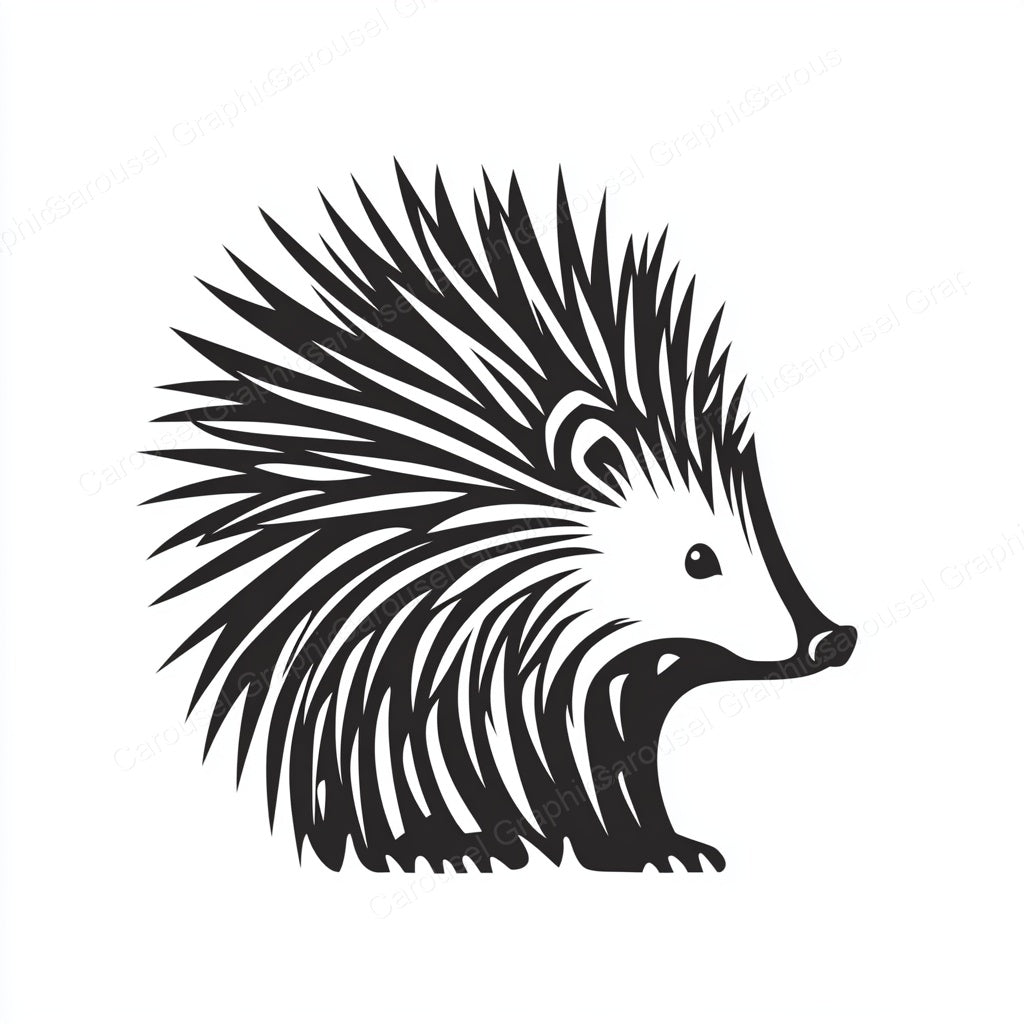 Porcupine Vector Graphic preview