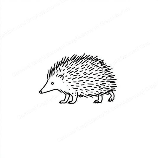 Porcupine Vector Graphic preview