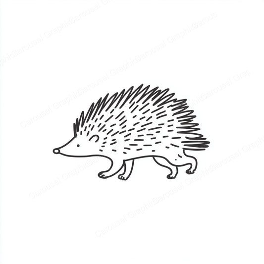 Porcupine Vector Graphic preview