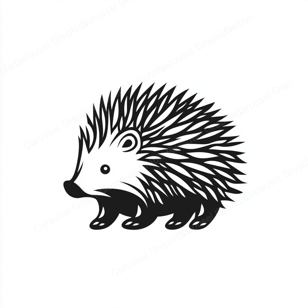 Porcupine Vector Graphic preview