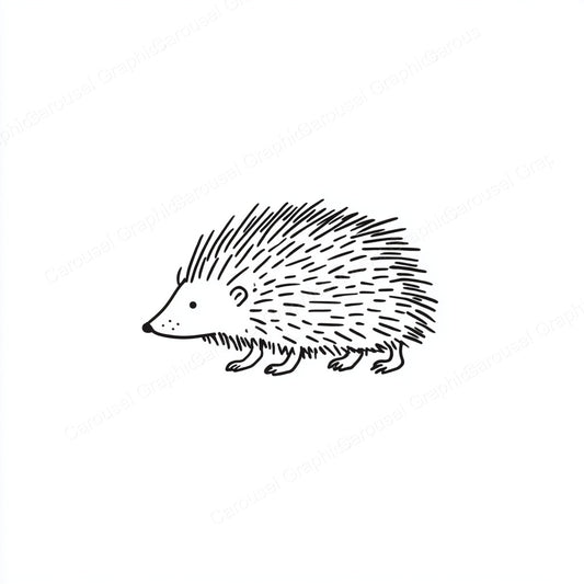 Porcupine Vector Graphic preview