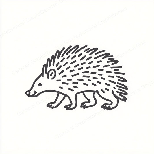 Porcupine Vector Graphic preview