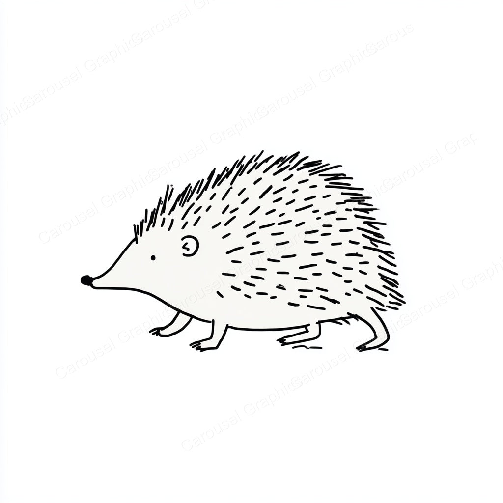Porcupine Vector Graphic preview