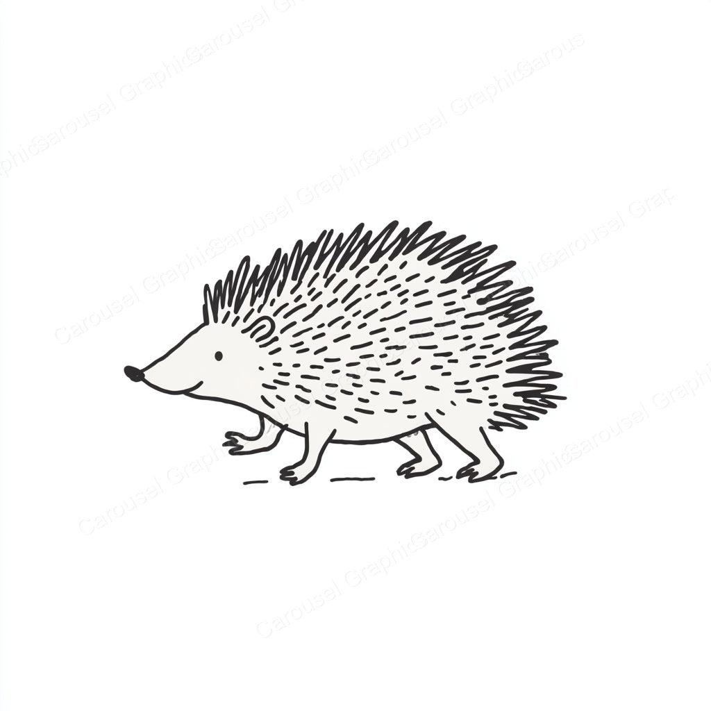 Porcupine Vector Graphic preview