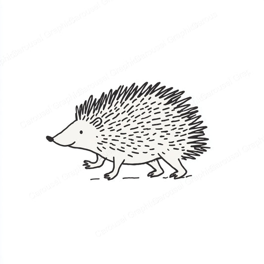 Porcupine Vector Graphic preview
