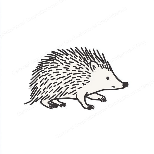 Porcupine Vector Graphic preview
