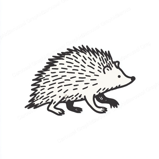 Porcupine Vector Graphic preview