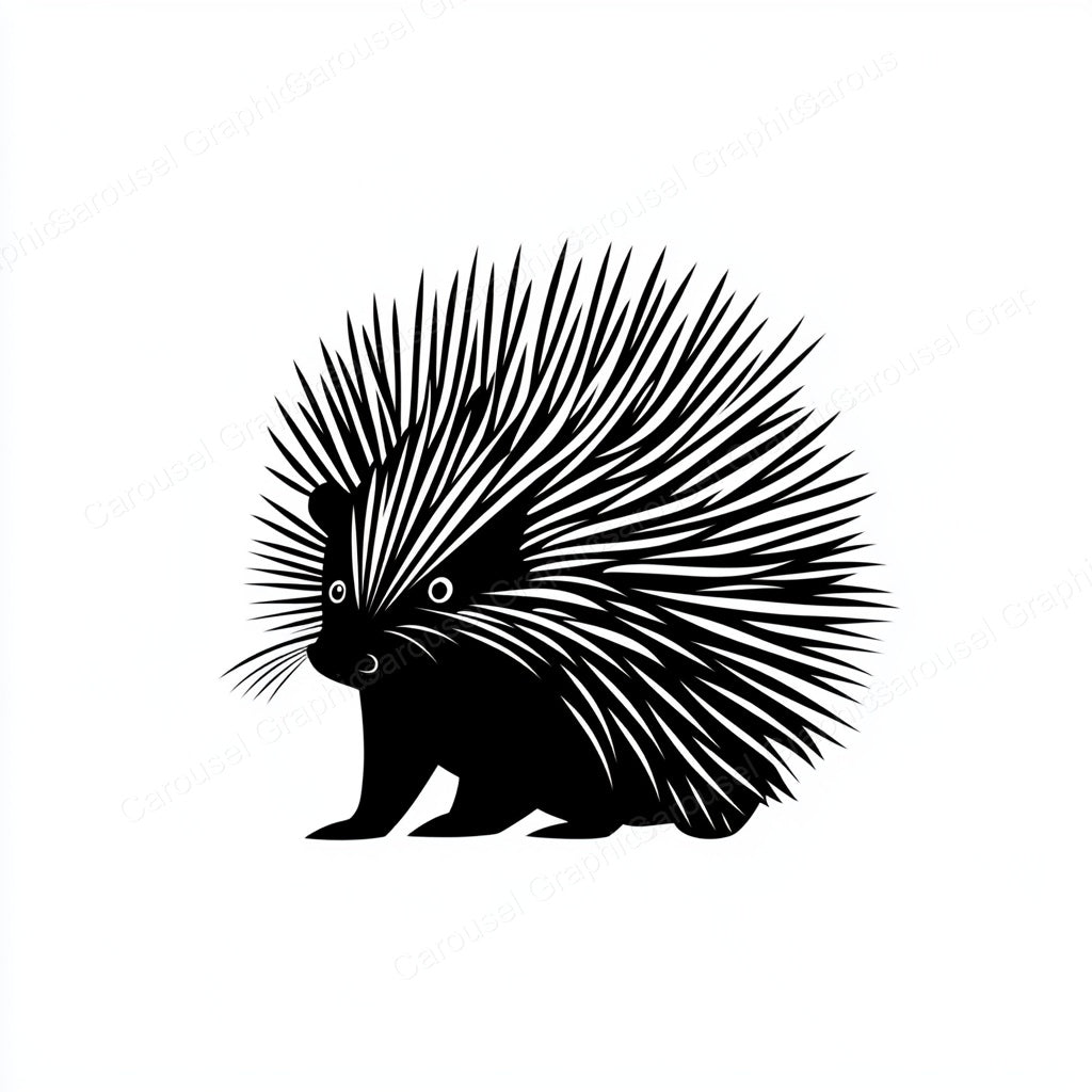Porcupine Vector Graphic preview