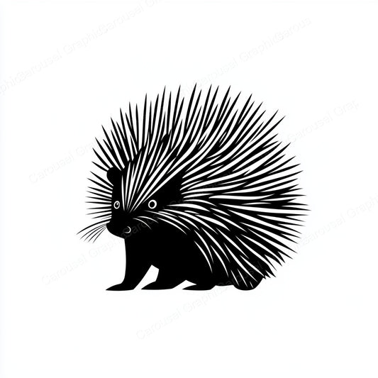 Porcupine Vector Graphic preview