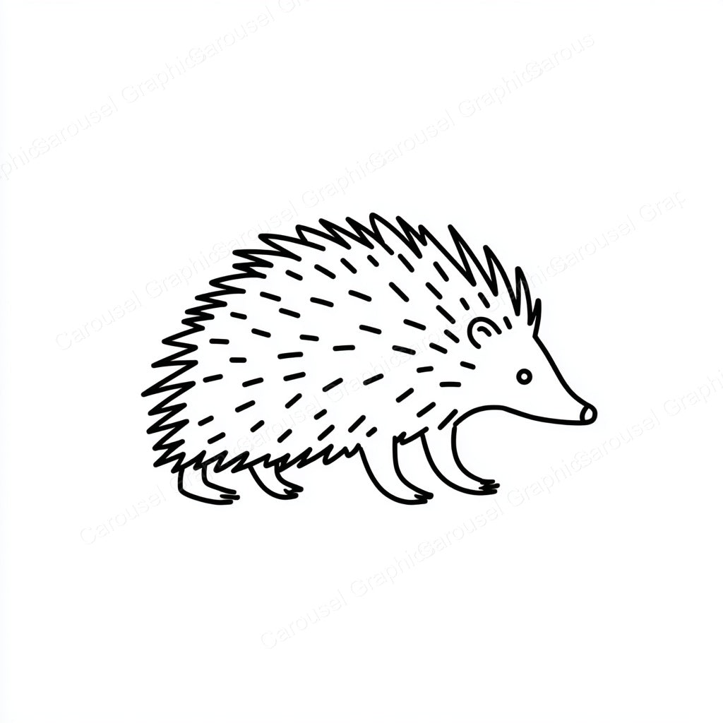 Porcupine Vector Graphic preview