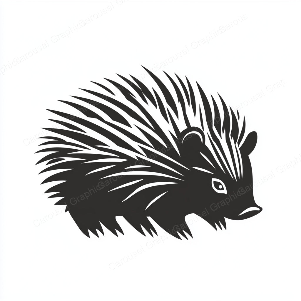 Porcupine Vector Graphic preview